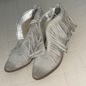 Coconuts by Matisse suede fringe booties